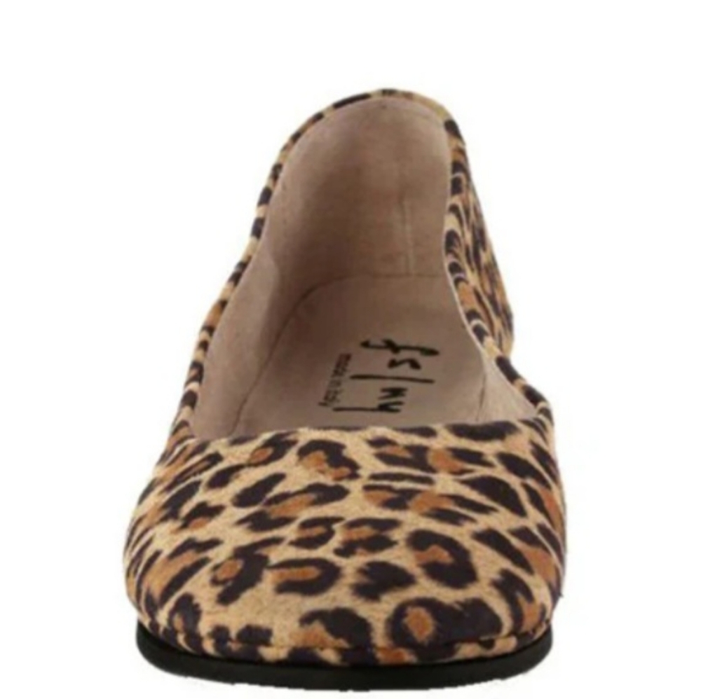 French sole FS/NY WOMEN'S SLOOP LEOPARD SUEDE 13M